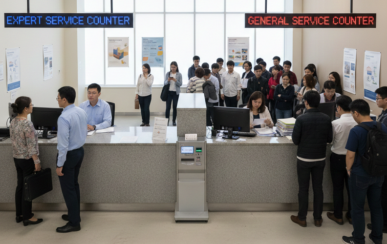 仅供行政代理使用的出入境窗口：平等与效率的矛盾